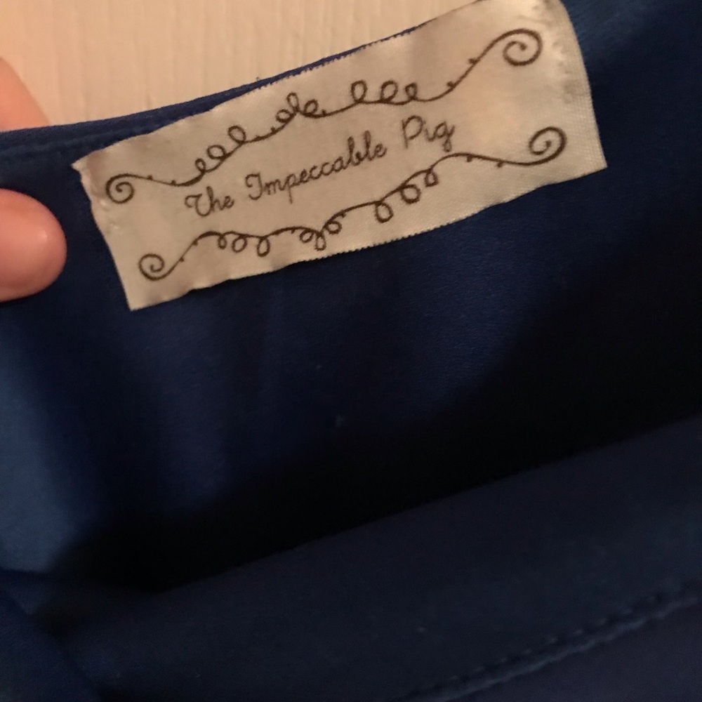 Blue dress from local boutique. Medium